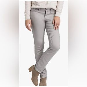 Prana Kayla Woman’s Jeans Ashley Gray Size 8/29 Tall Comfort Stretch Organic